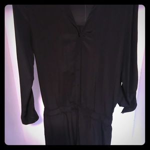 Silk shorts romper